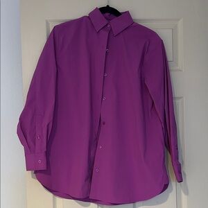Athleta Vibrant Purple Shacket XXS runs big